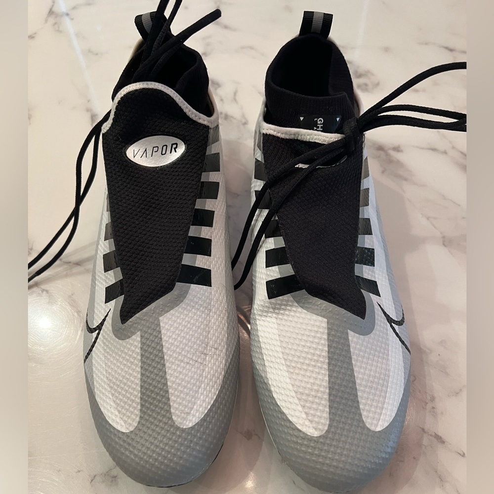 Nike Vapor Edge Pro 360 White Black Pure Platinum  DQ3670-100 Mens Size 10.5